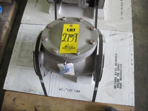VALVE, CHECK TYPE, 6" SIZE, 150 LB RATING, ALLOY 20 MATERIAL, FLAT FACED FLANGED CONNECTIONS, A/SA351 CN7M SPECIFICATION, SWINGCHECK STYLE, ALLOY 20 TRIM, BOLTED COVER MARK NO. 677 DESIGN REPLACEMENT IS MM 10176970 (WITH NON-ROTATING DISC / ANTI-ROTATION (W-51) LOADING & HANDLING FEE $15-
